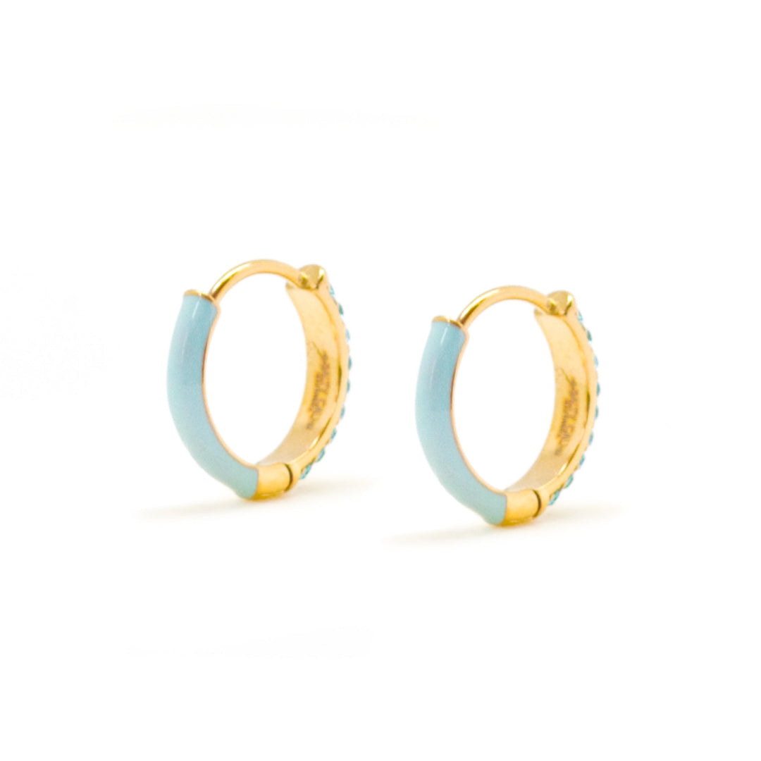 Salty Cali Gleam Mini Hoops - AQUA - Sun Diego Boardshop