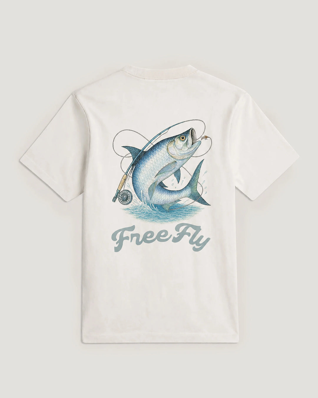 Free Fly Men's Silver King Relaxed Tee - Bone - Sun Diego Boardshop