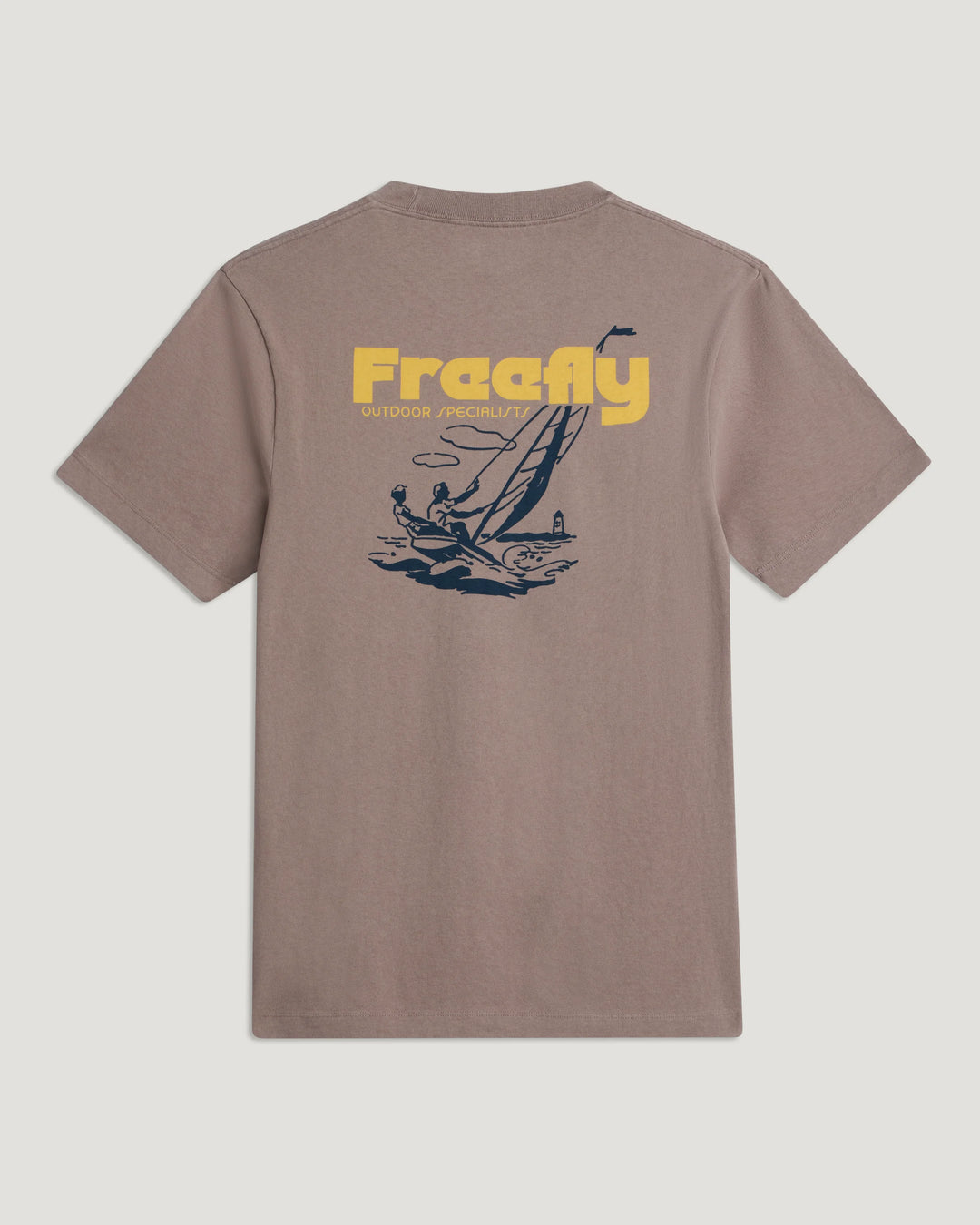 Free Fly Men's Outdoor Specialists Relaxed Tee - Fossil - Sun Diego Boardshop