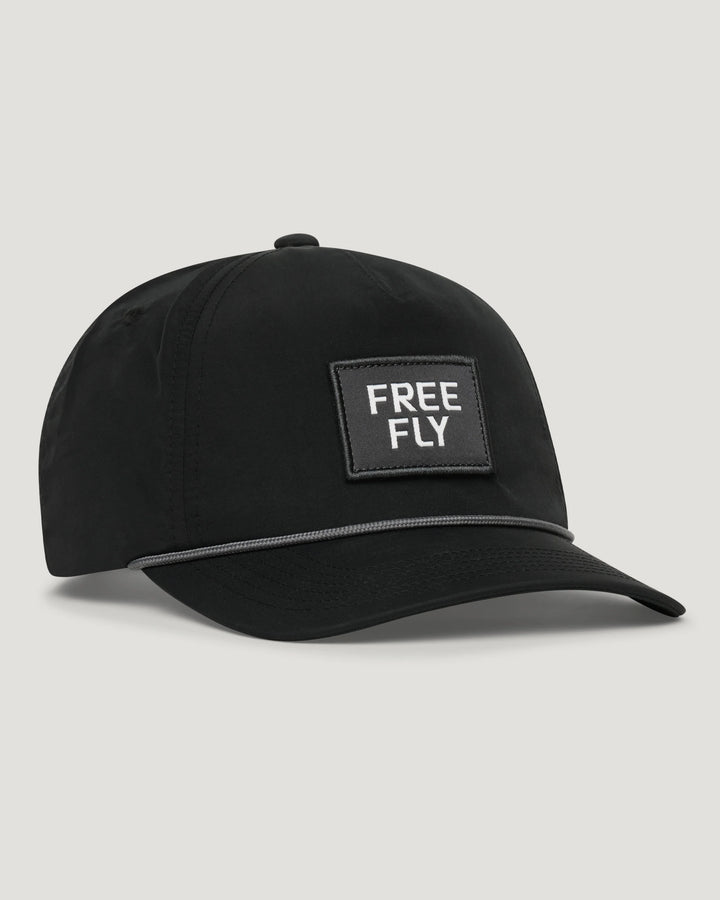 Free Fly Men's Logo Performance Hat - Black - Sun Diego Boardshop