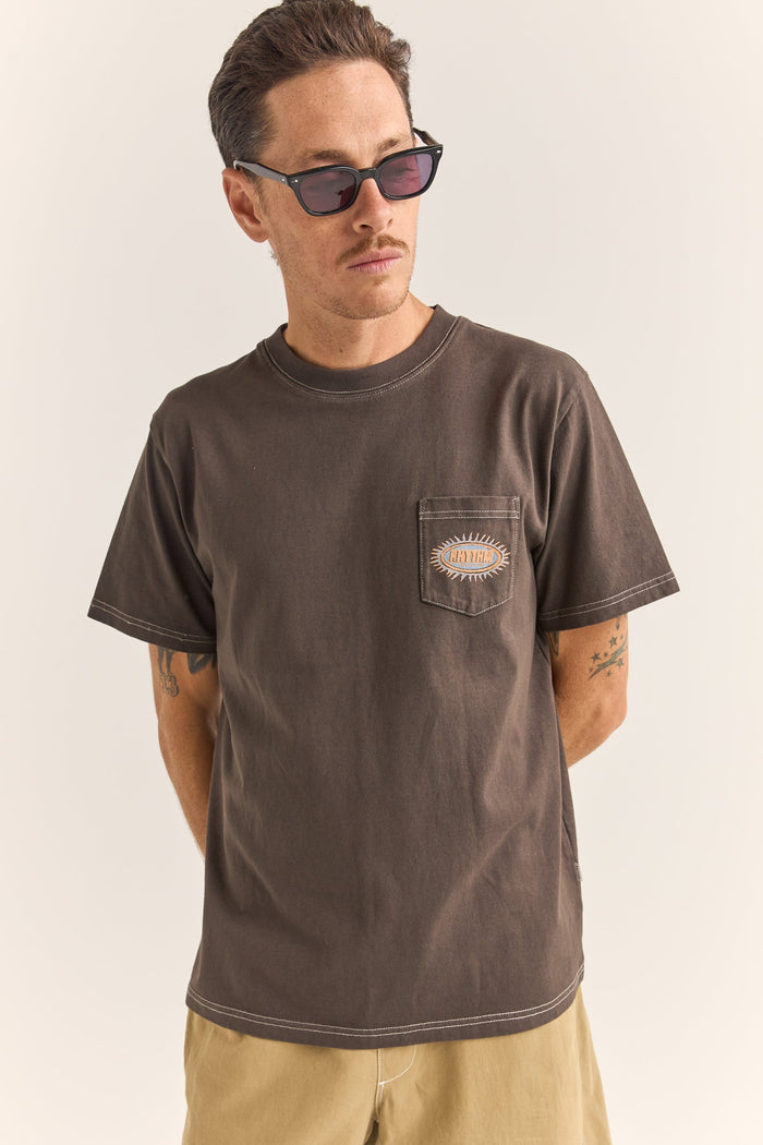 Rhythm Rays Vintage Ss T-Shirt - VINTAGE BLACK - Sun Diego Boardshop