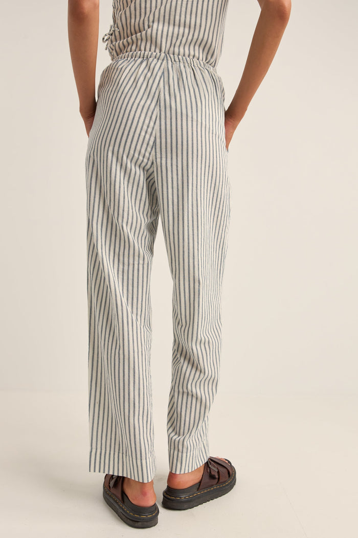 Rhythm Frankie Elastic Pant - NAVY STRIPE - Sun Diego Boardshop