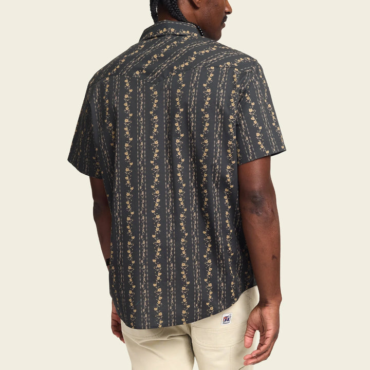Howler Bros H Bar B Snapshirt - Hibiscus Ribbons: Antique Black