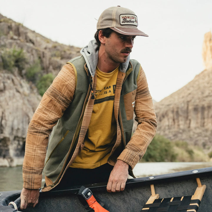 Howler Bros Osprey Prey Feedstore Snapback - Osprey Prey: Khaki/Brown - Sun Diego Boardshop