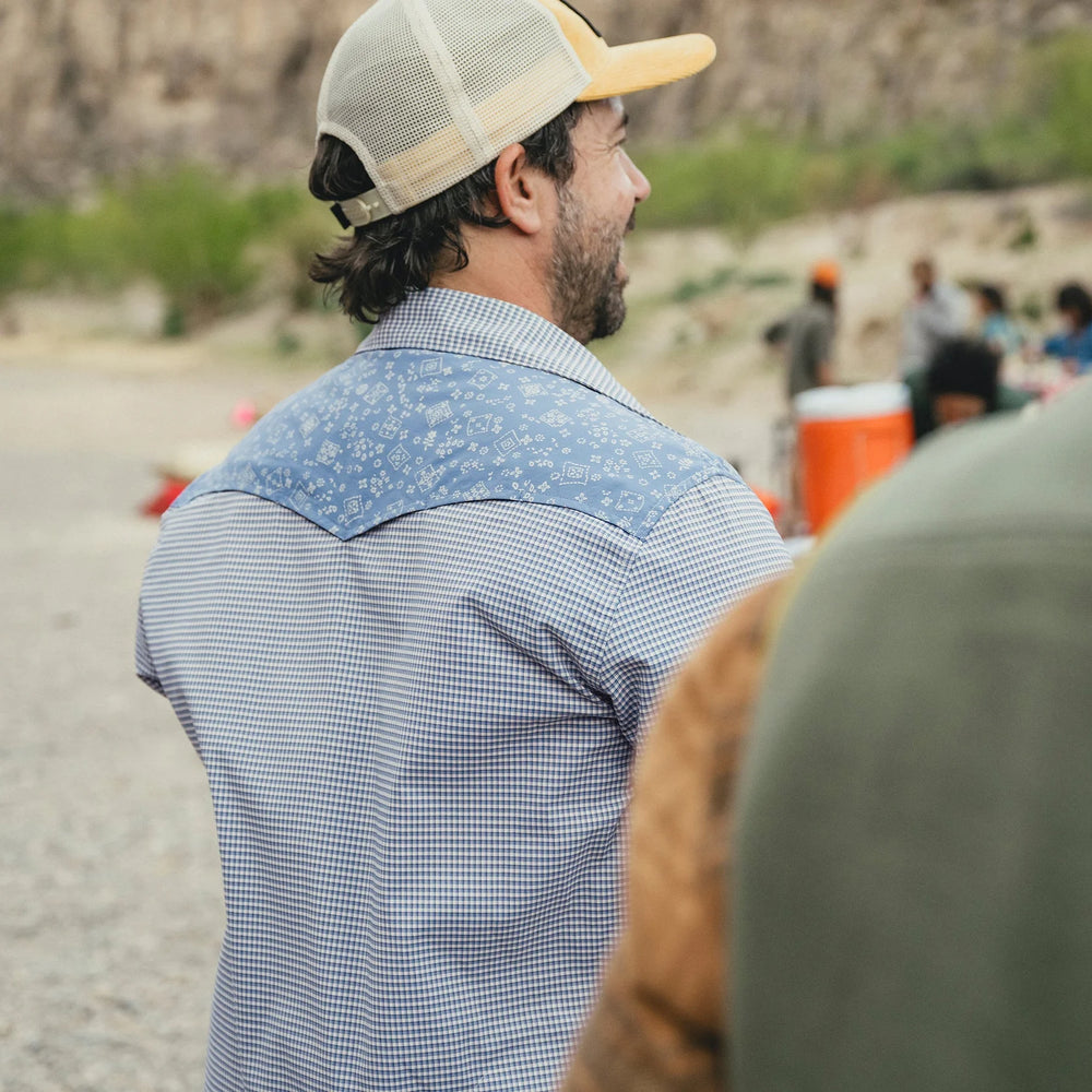 Howler Bros H Bar B Tech Longsleeve - Wild Rag: Blue Mirage - Sun Diego Boardshop