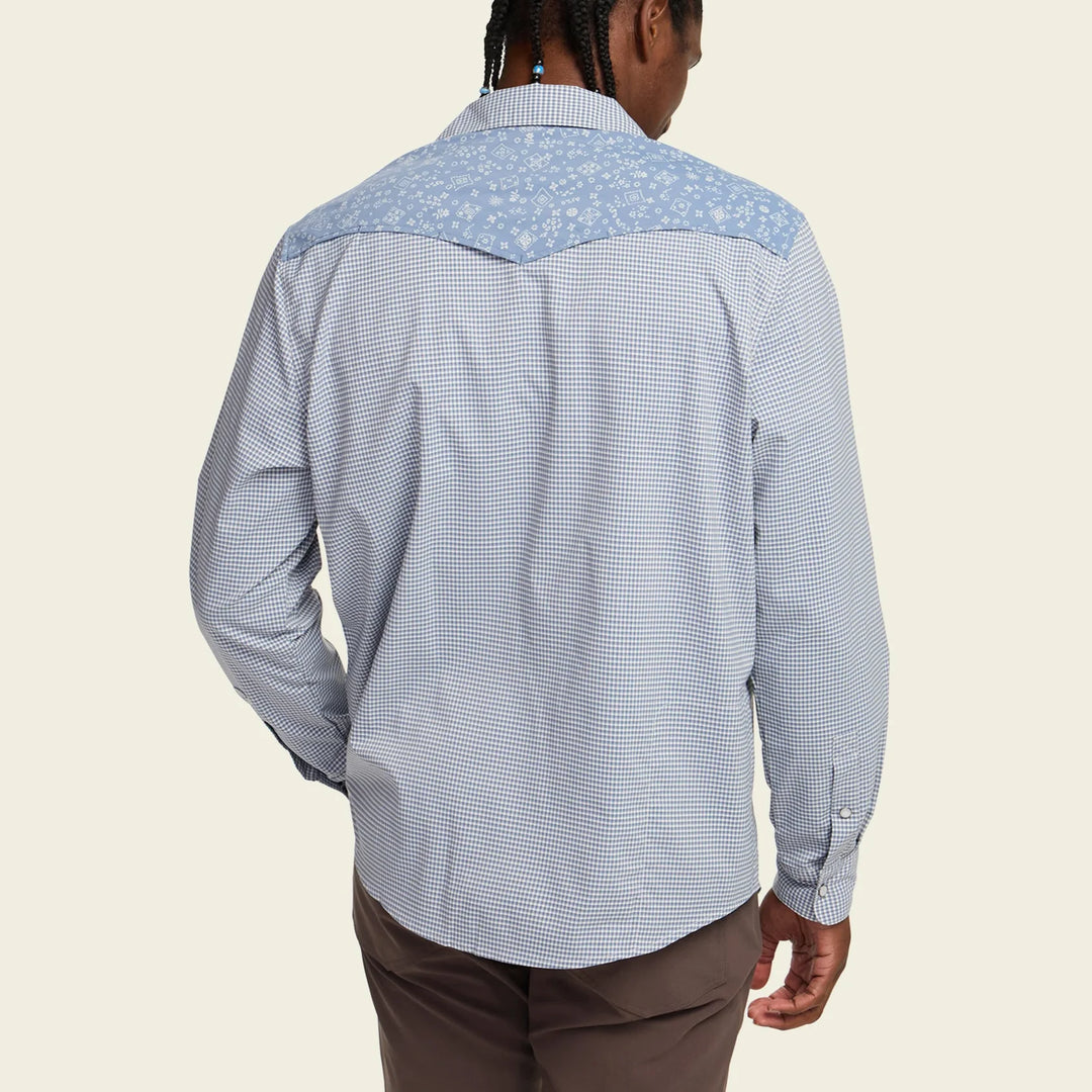 Howler Bros H Bar B Tech Longsleeve - Wild Rag: Blue Mirage