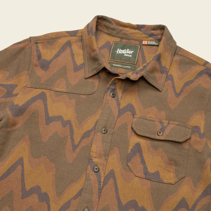 Howler Bros Harker'S Flannel - Sediment Jacquard: Camel