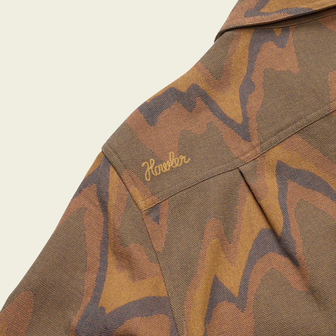 Howler Bros Harker'S Flannel - Sediment Jacquard: Camel