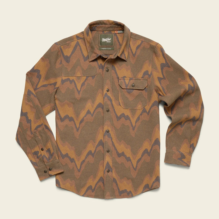Howler Bros Harker'S Flannel - Sediment Jacquard: Camel