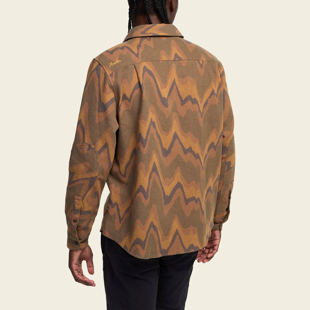 Howler Bros Harker'S Flannel - Sediment Jacquard: Camel