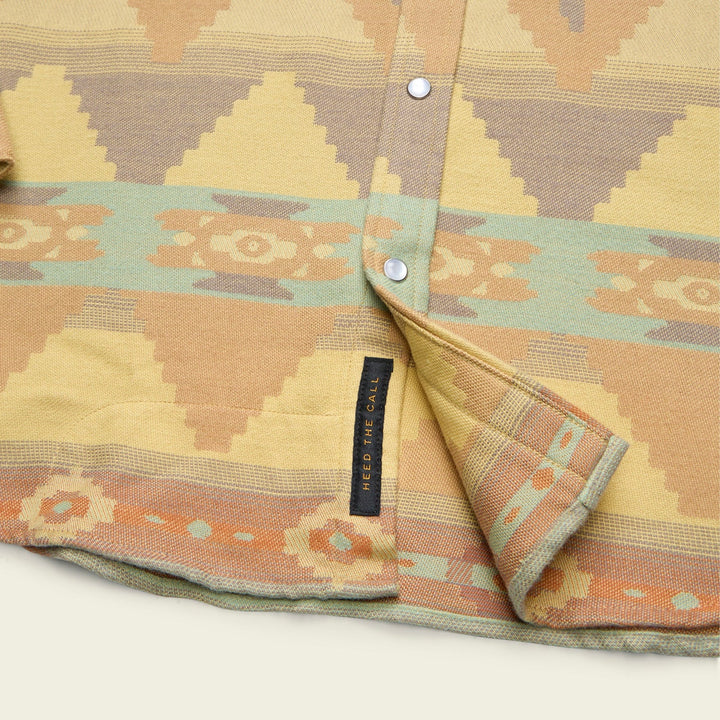 Howler Bros Sheridan Flannel - Mitla Motifs: Terracotta