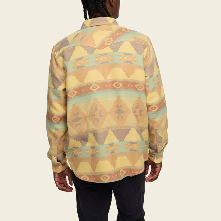 Howler Bros Sheridan Flannel - Mitla Motifs: Terracotta