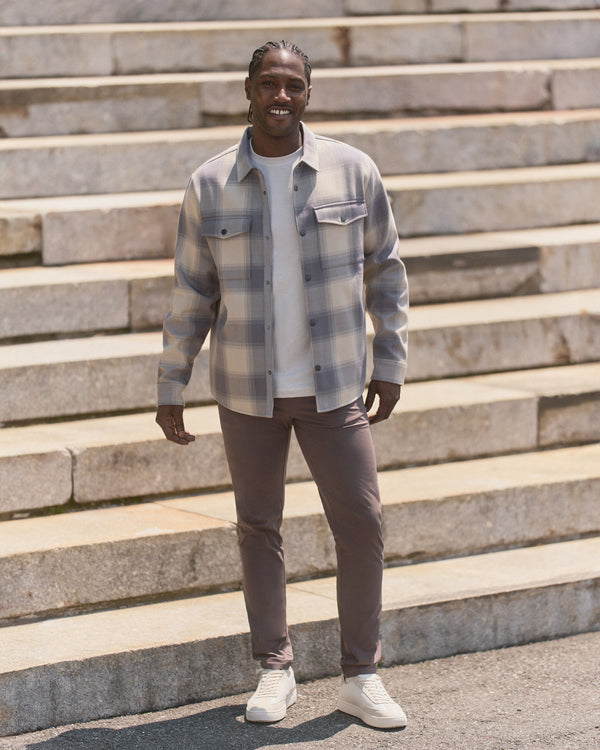 Vuori Range Shirt Jacket 2.0 - Mushroom - Sun Diego Boardshop