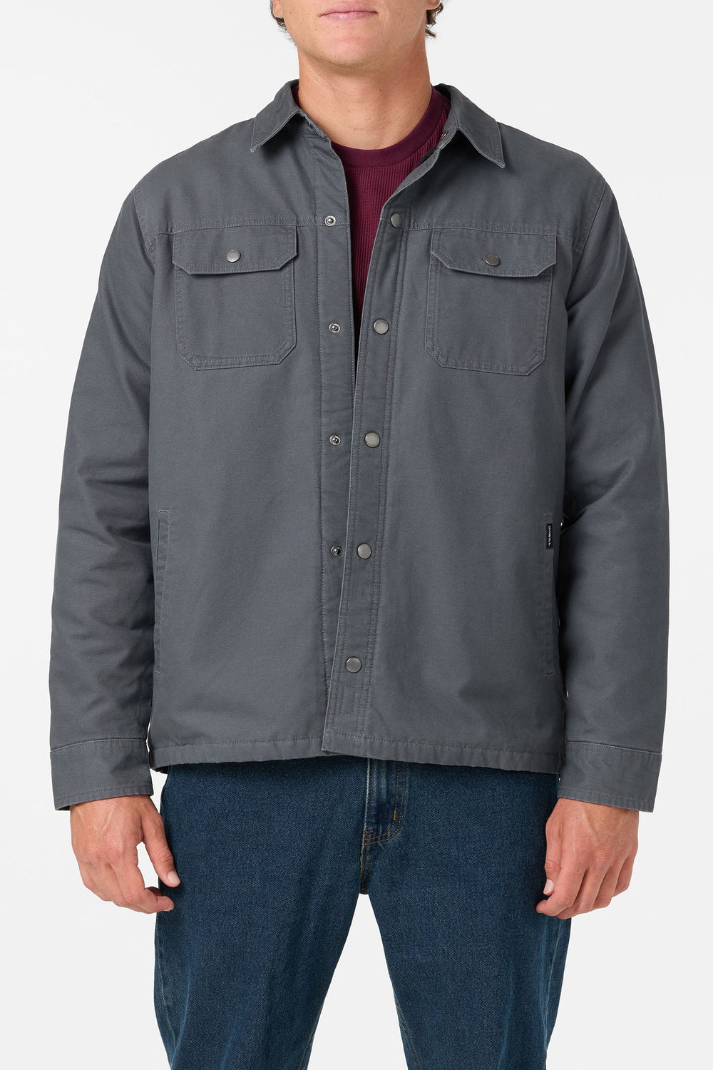 O'Neill Men's Bronsen High Pile Lined Jacket - Dark Shadow - Sun Diego Boardshop