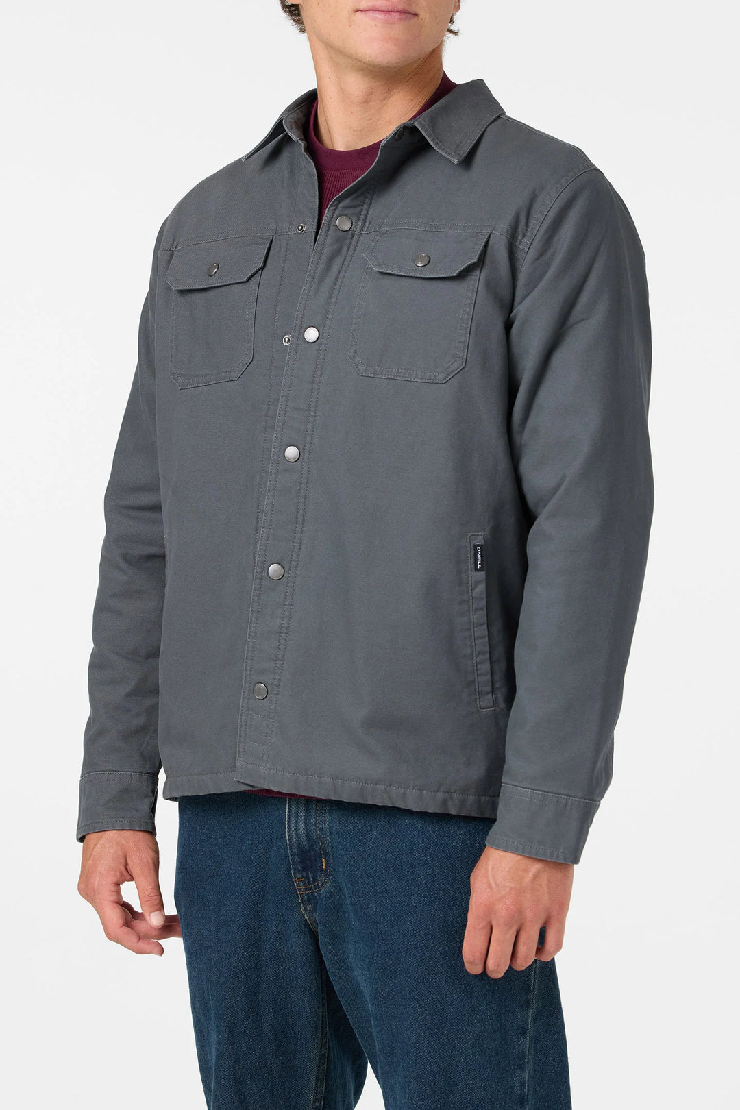O'Neill Men's Bronsen High Pile Lined Jacket - Dark Shadow - Sun Diego Boardshop