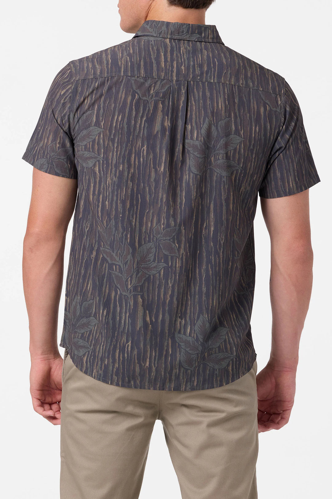O'Neill Men's TRVLR Perforated Print Standard Shirt - Camo - Sun Diego Boardshop