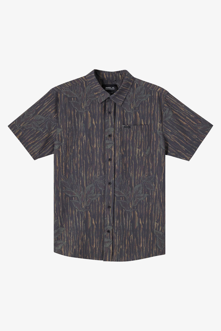 O'Neill Men's TRVLR Perforated Print Standard Shirt - Camo - Sun Diego Boardshop