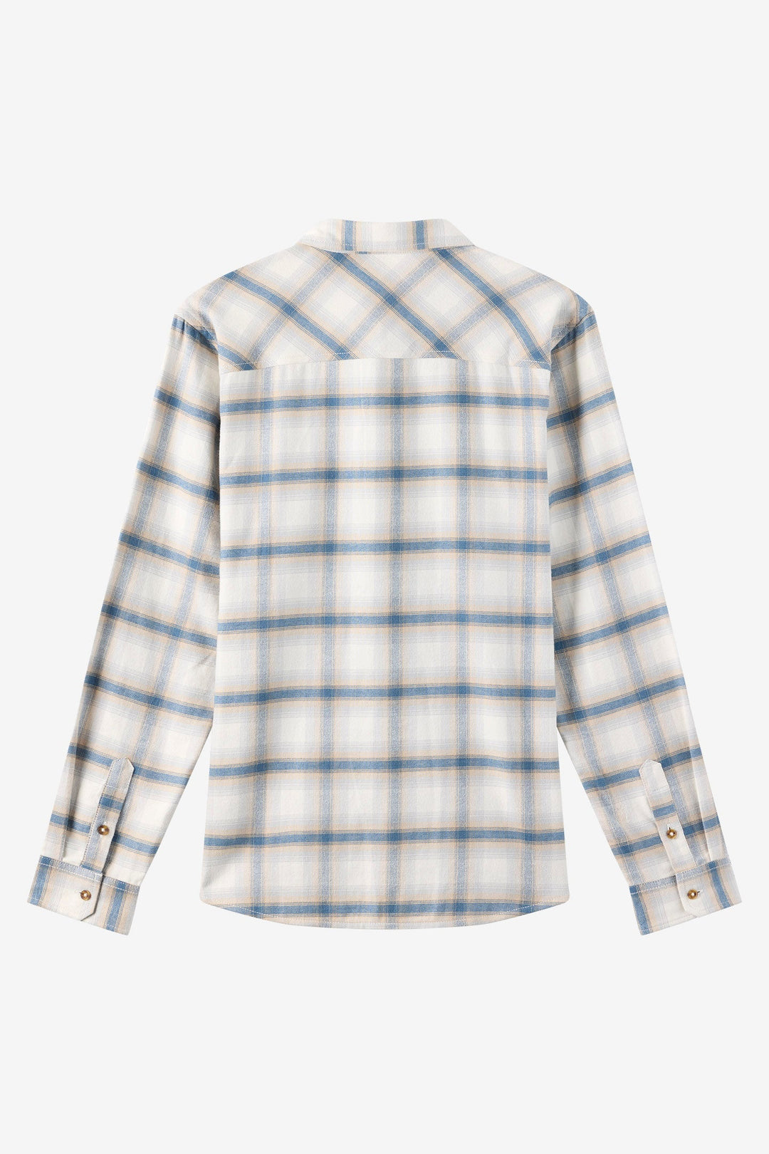 O'Neill Men's Coastline Flannel Long Sleeve Shirt - Tofu - Sun Diego Boardshop