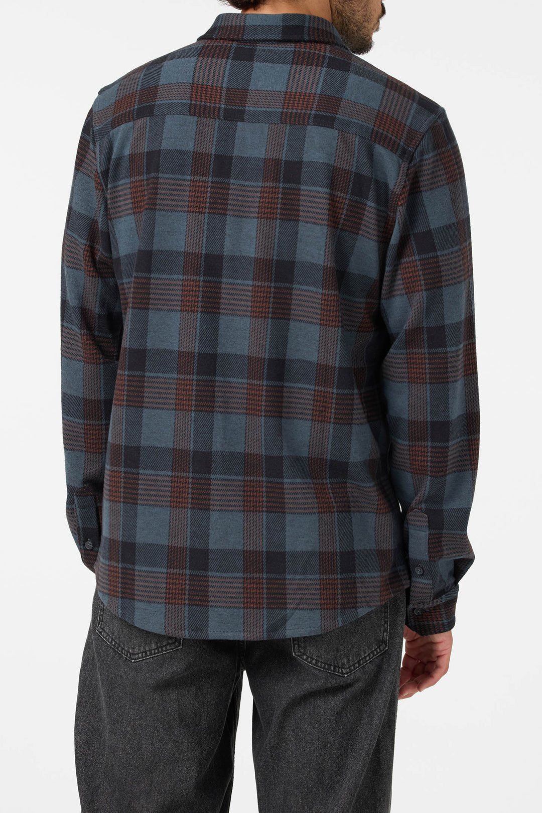 O'Neill Men's Sutton Flannel Long Sleeve Shirt - Dark Slate - Sun Diego Boardshop