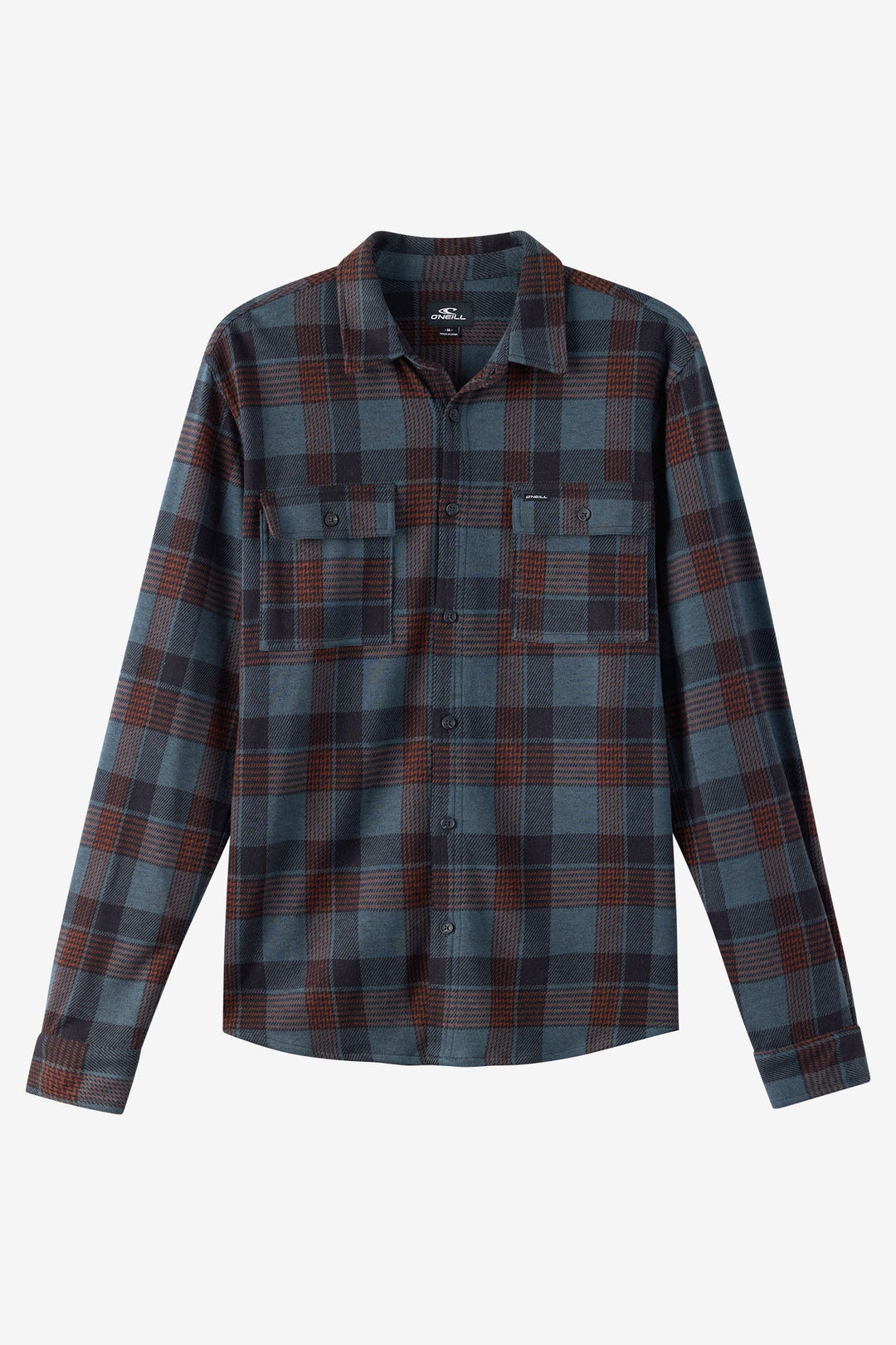 O'Neill Men's Sutton Flannel Long Sleeve Shirt - Dark Slate - Sun Diego Boardshop