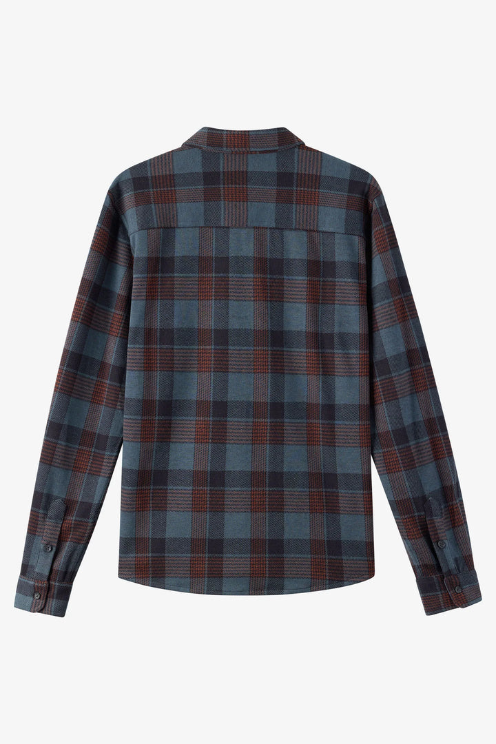 O'Neill Men's Sutton Flannel Long Sleeve Shirt - Dark Slate - Sun Diego Boardshop