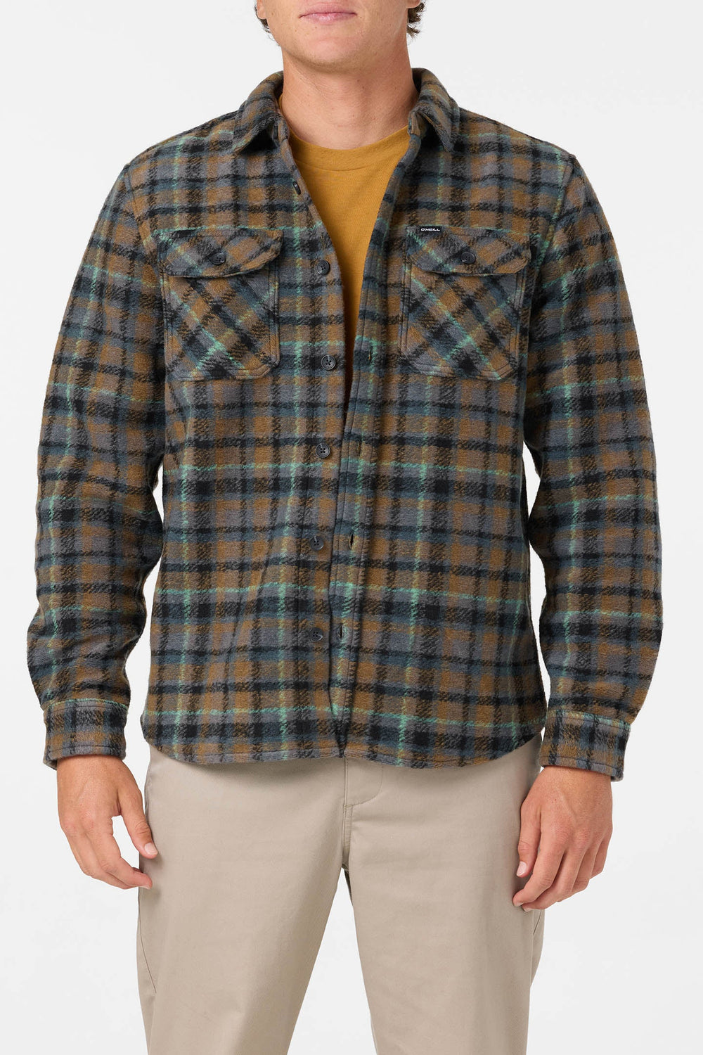 O'Neill Men's Outside Heavy Shirt Jacket - Heather Grey - Sun Diego Boardshop