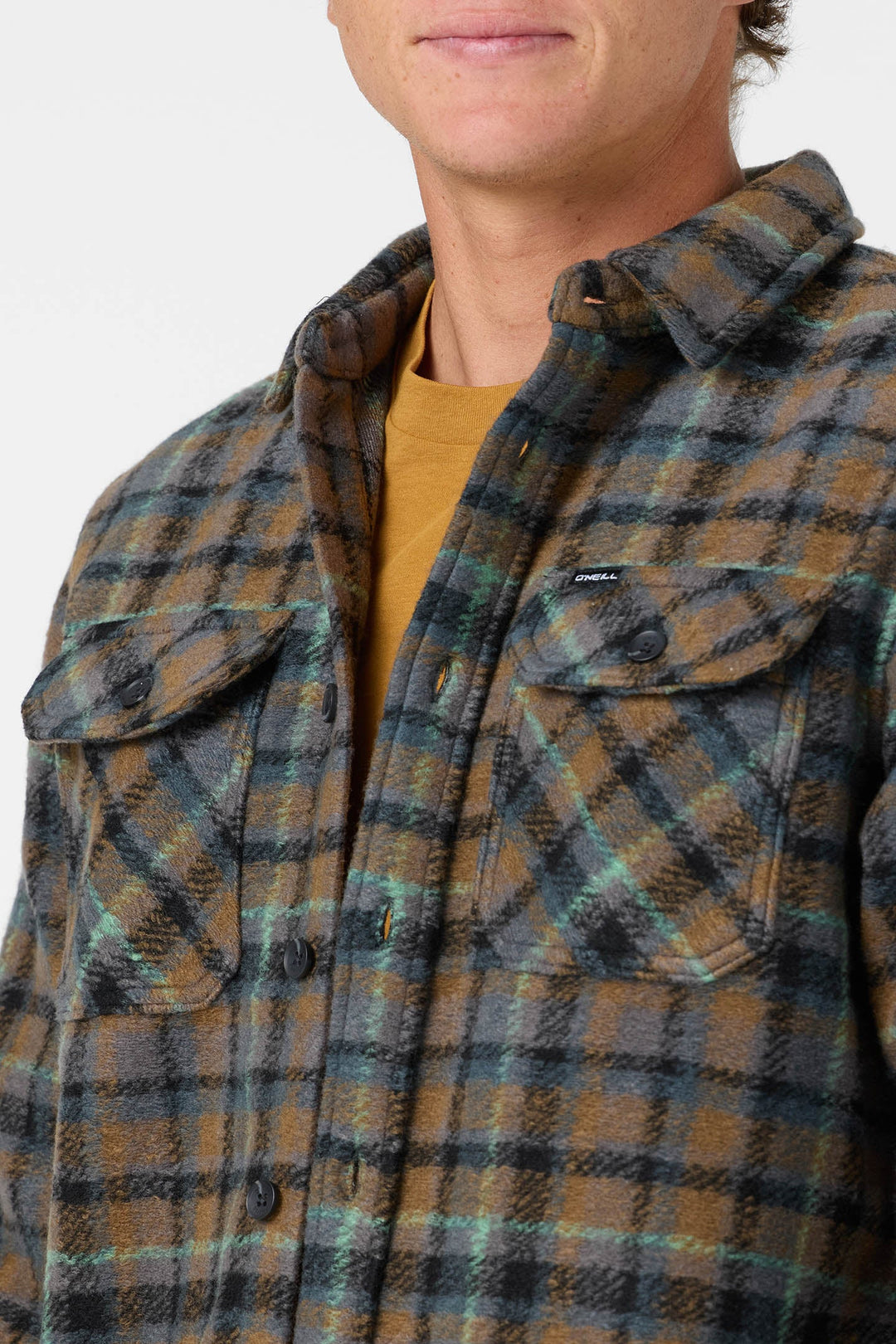 O'Neill Men's Outside Heavy Shirt Jacket - Heather Grey - Sun Diego Boardshop