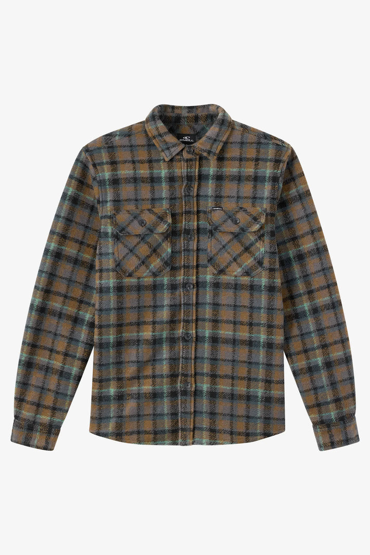 O'Neill Men's Outside Heavy Shirt Jacket - Heather Grey - Sun Diego Boardshop
