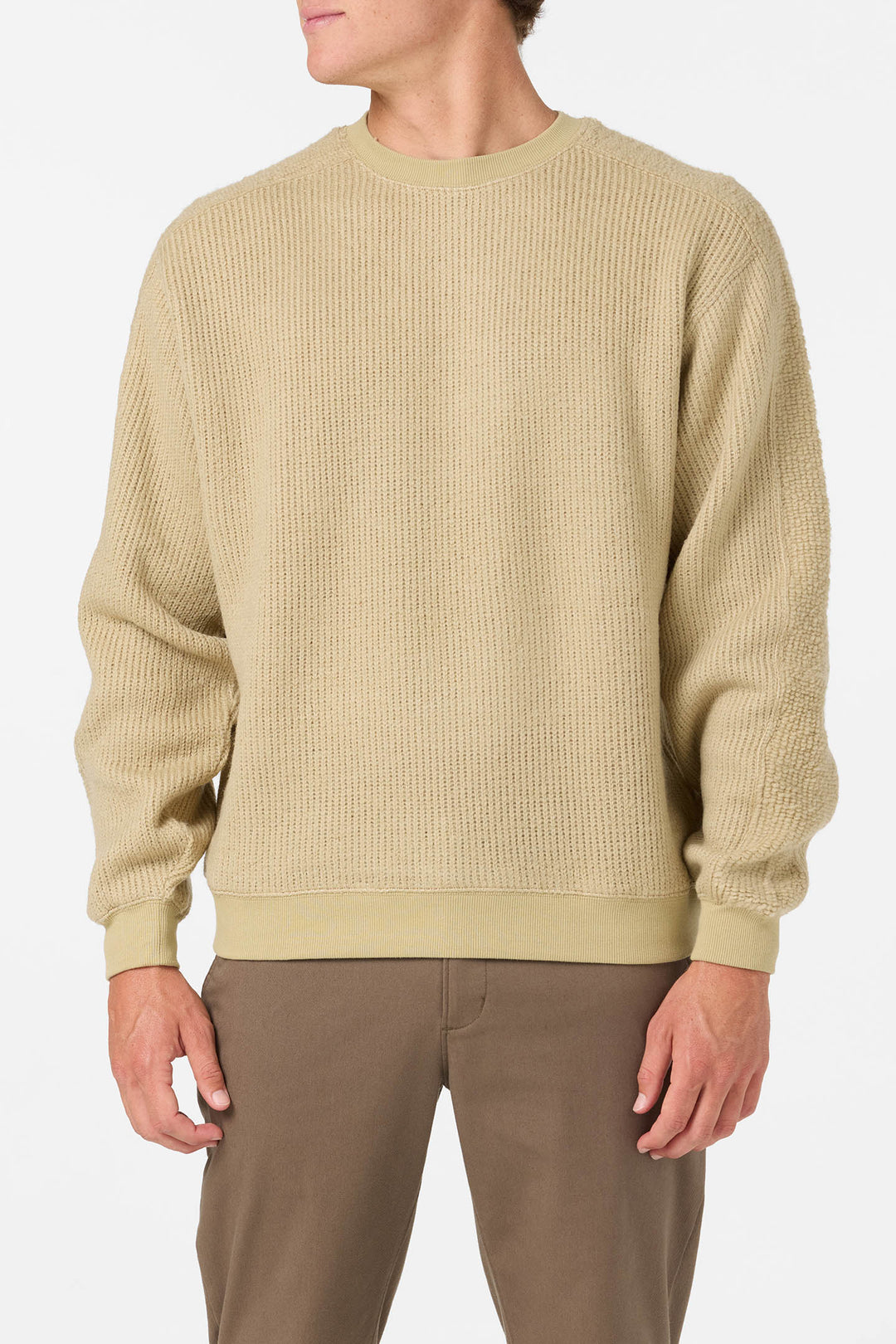 O'Neill Men's Fuzzy Box Crew Neck Fleece - Twill - Sun Diego Boardshop