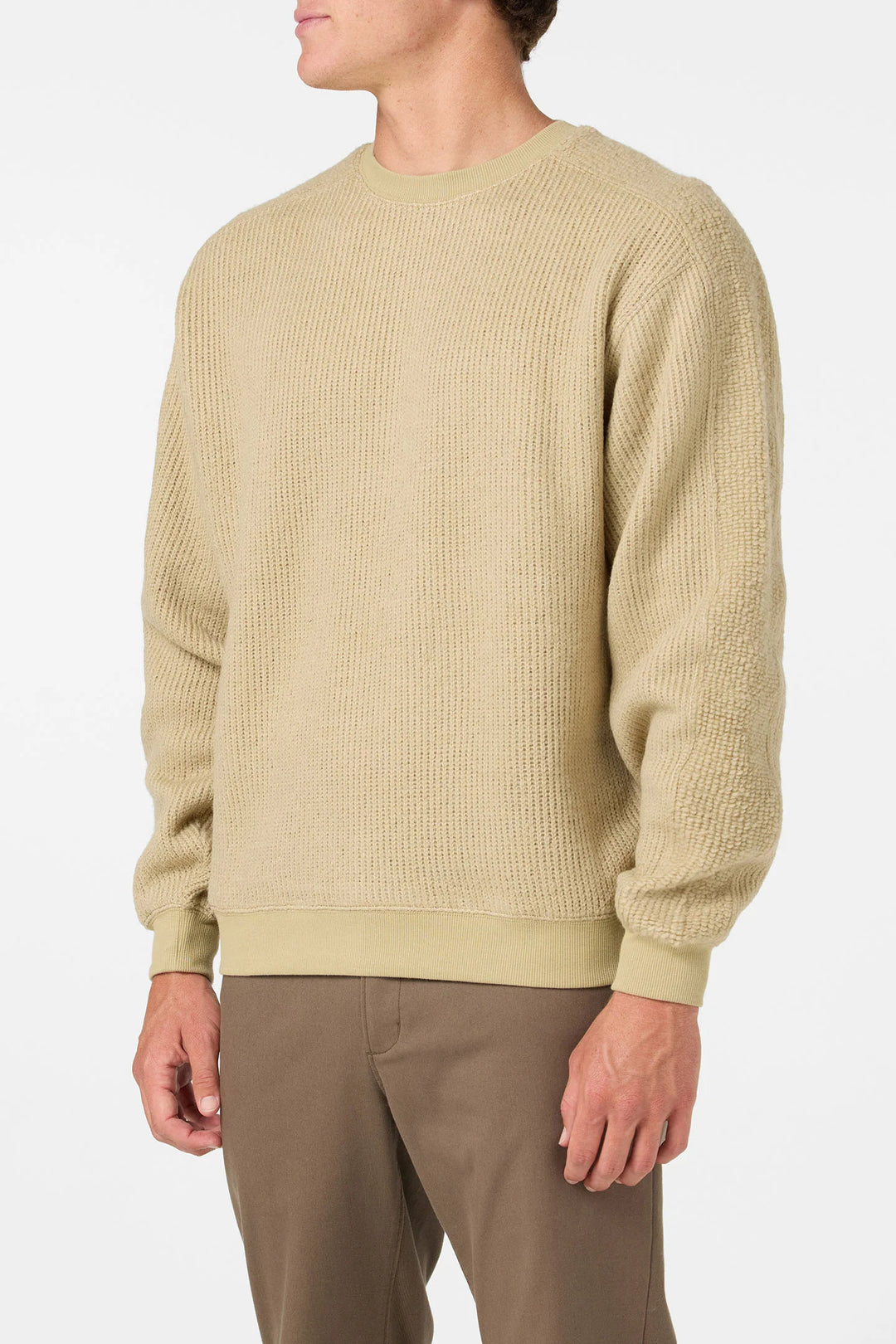 O'Neill Men's Fuzzy Box Crew Neck Fleece - Twill - Sun Diego Boardshop