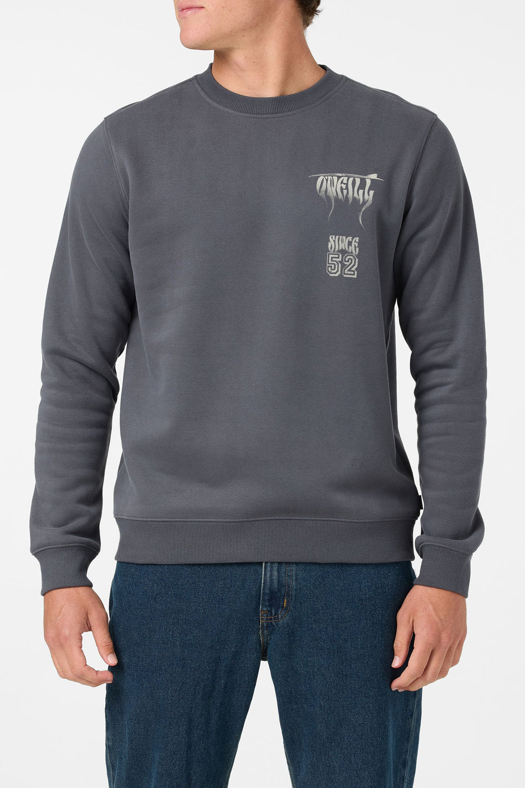 O'Neill Men's Shadow Classic Crew Neck Fleece - Dark Shadow - Sun Diego Boardshop