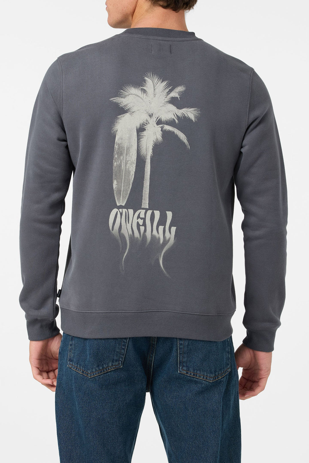 O'Neill Men's Shadow Classic Crew Neck Fleece - Dark Shadow - Sun Diego Boardshop