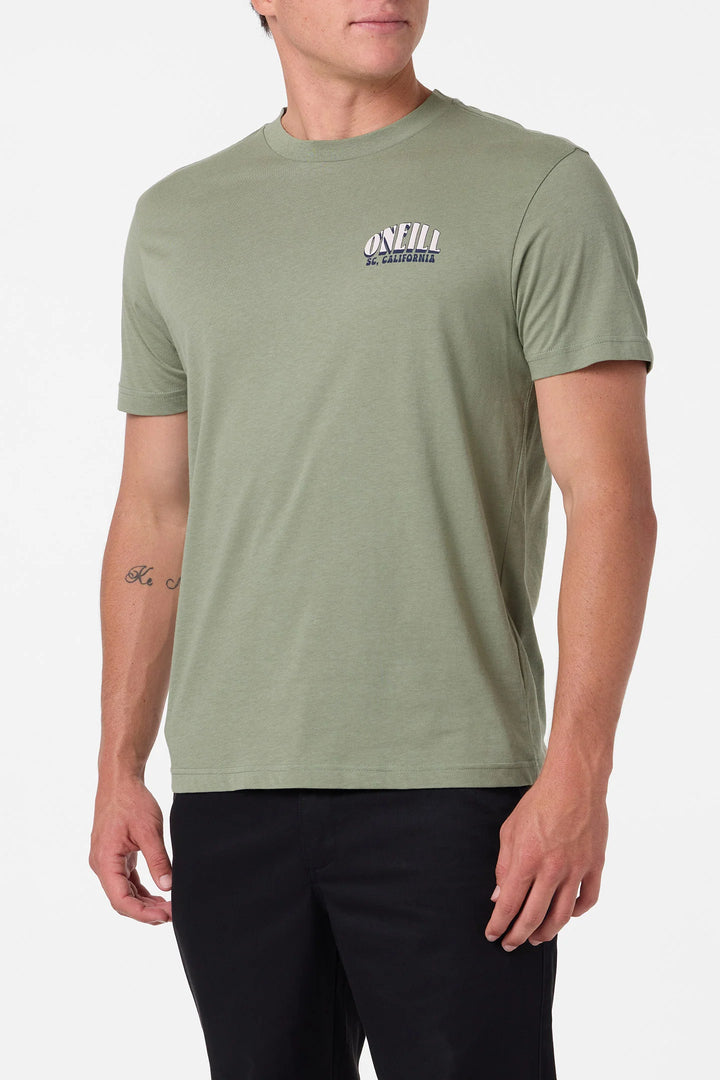 O'Neill Men's Phrase Classic Tee - Sage - Sun Diego Boardshop