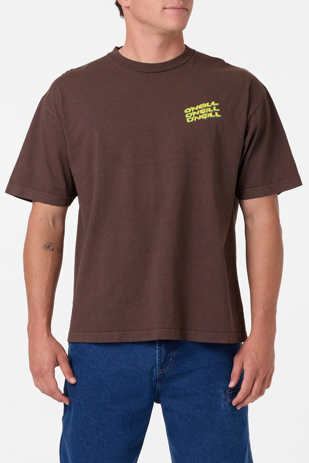 O'Neill Men's Circle Freak Boxy Tee - Earth - Sun Diego Boardshop