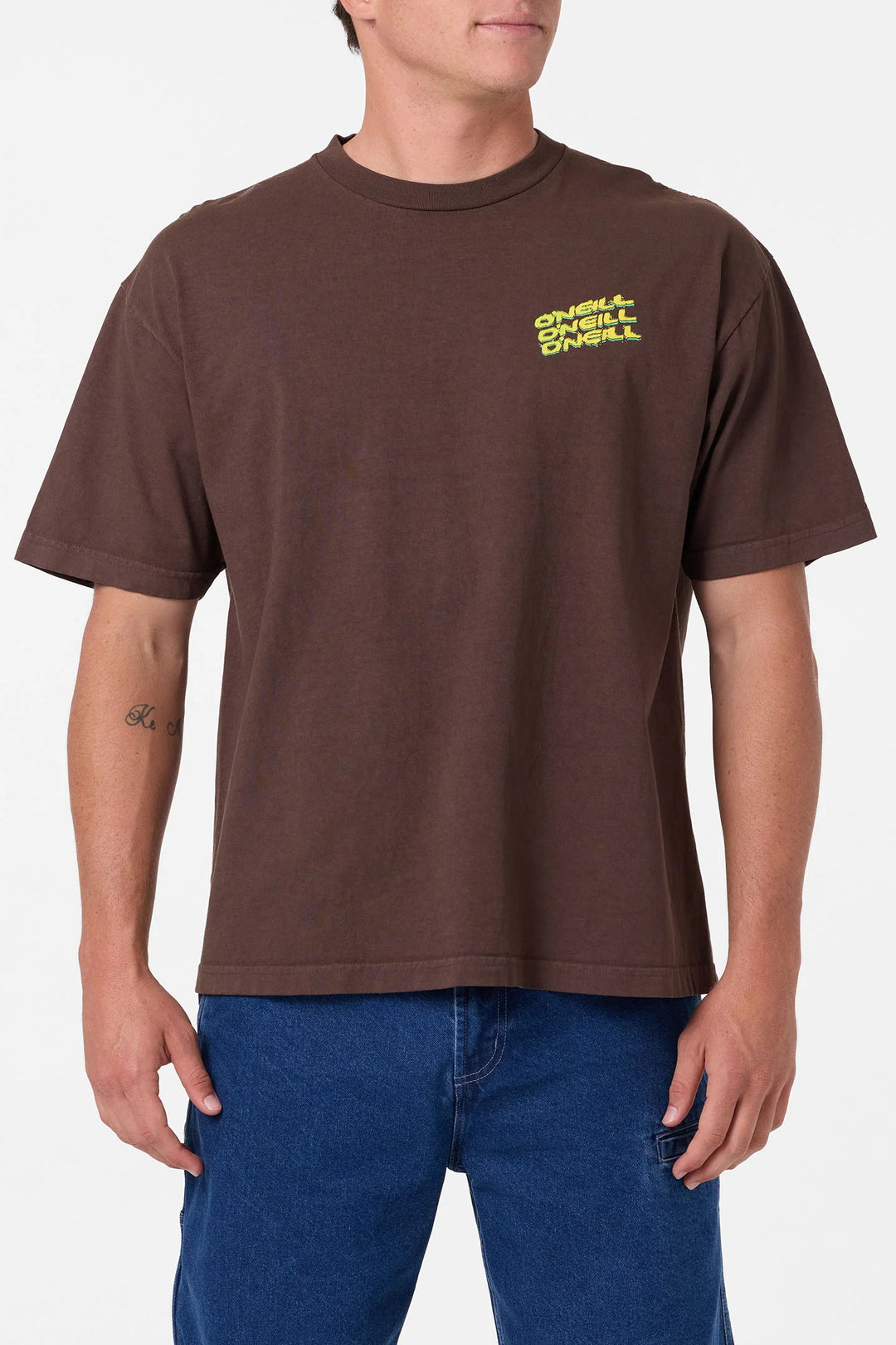 O'Neill Men's Circle Freak Boxy Tee - Earth - Sun Diego Boardshop