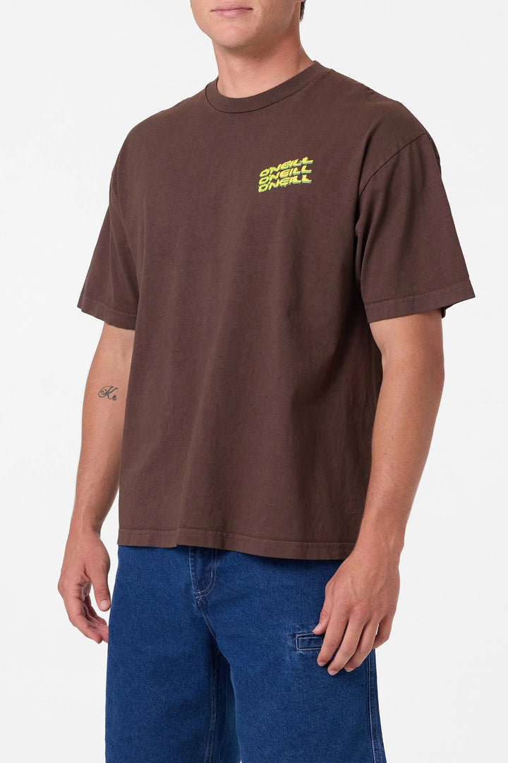 O'Neill Men's Circle Freak Boxy Tee - Earth - Sun Diego Boardshop