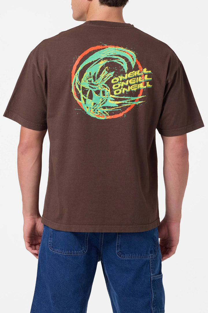 O'Neill Men's Circle Freak Boxy Tee - Earth - Sun Diego Boardshop