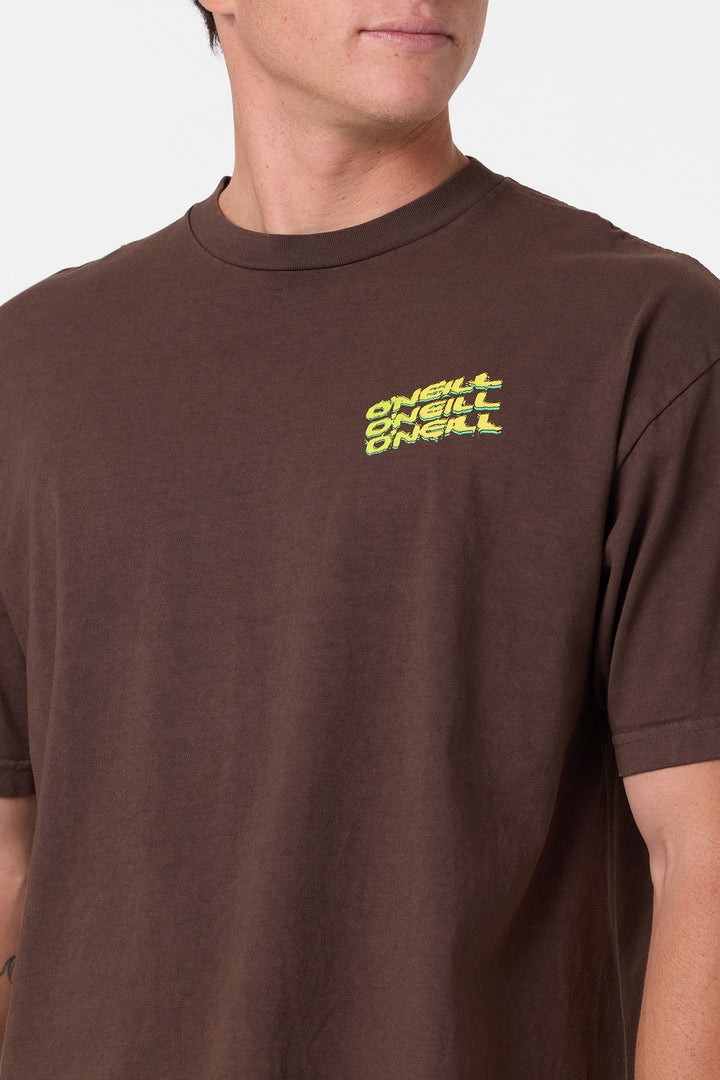 O'Neill Men's Circle Freak Boxy Tee - Earth - Sun Diego Boardshop