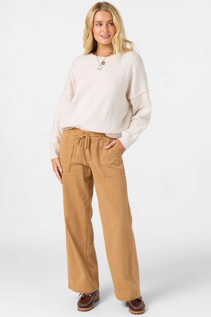 O'Neill Women's Kari Long Sleeve Sweater - Tofu - Sun Diego Boardshop