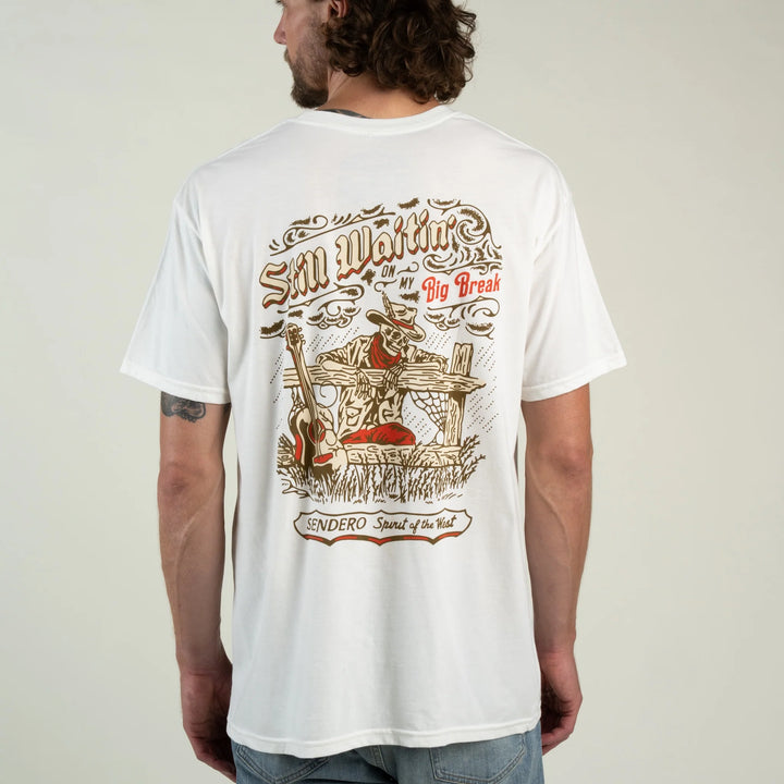 Sendero Men's Big Break T-Shirt - White - Sun Diego Boardshop