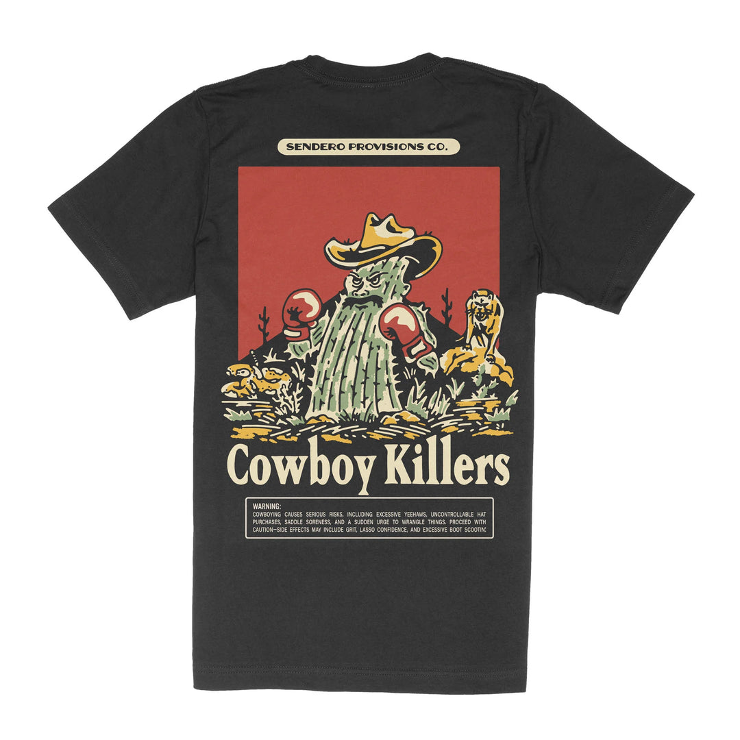 Sendero Men's Cowboy Killers T-Shirt - Black - Sun Diego Boardshop