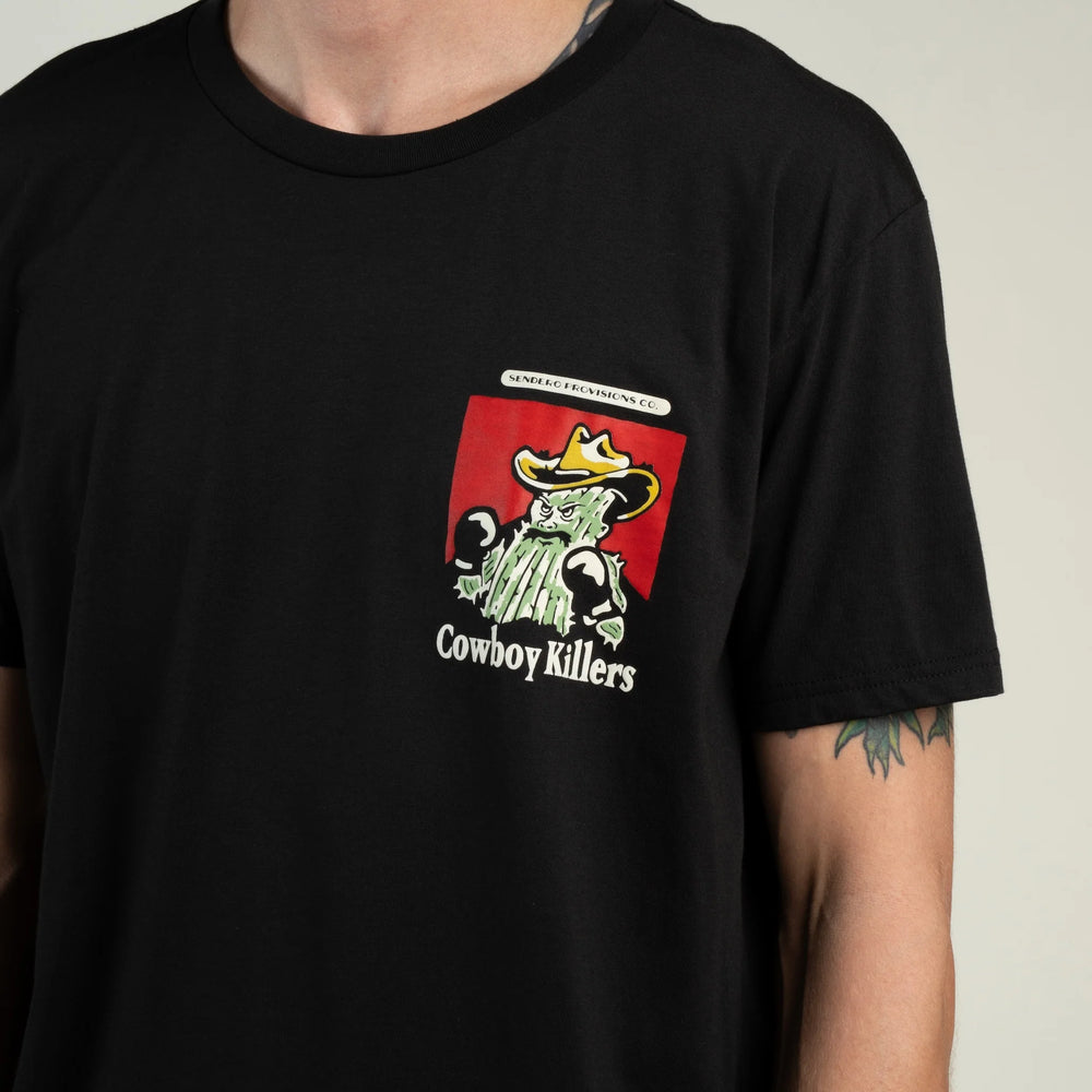 Sendero Men's Cowboy Killers T-Shirt - Black - Sun Diego Boardshop
