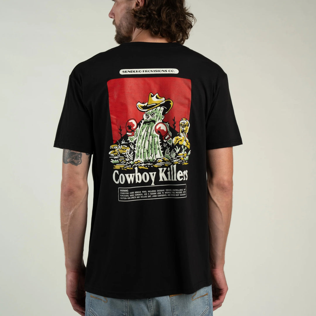Sendero Men's Cowboy Killers T-Shirt - Black - Sun Diego Boardshop