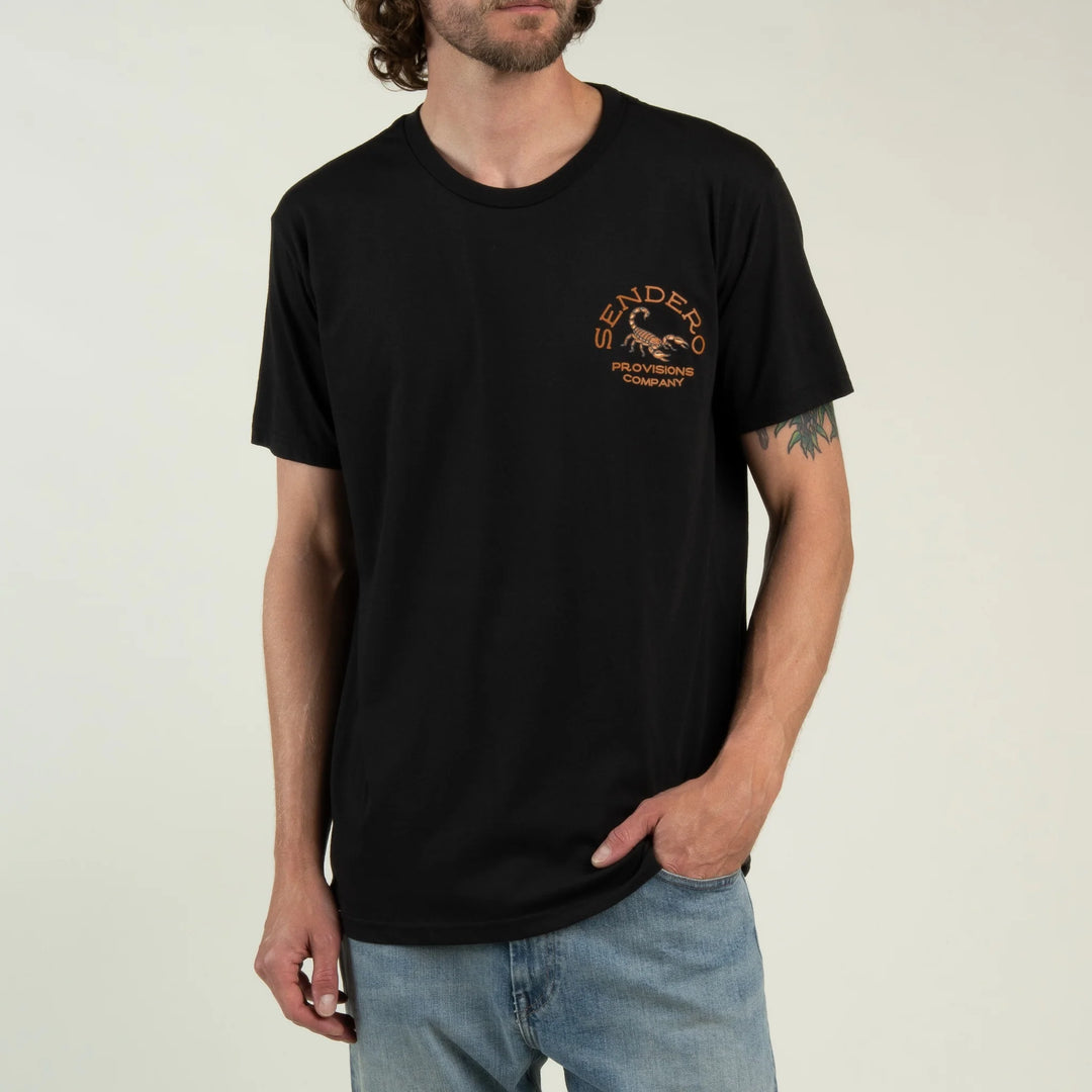 Sendero Men's Scorpion T-Shirt - Black - Sun Diego Boardshop