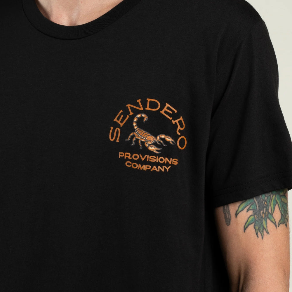 Sendero Men's Scorpion T-Shirt - Black - Sun Diego Boardshop
