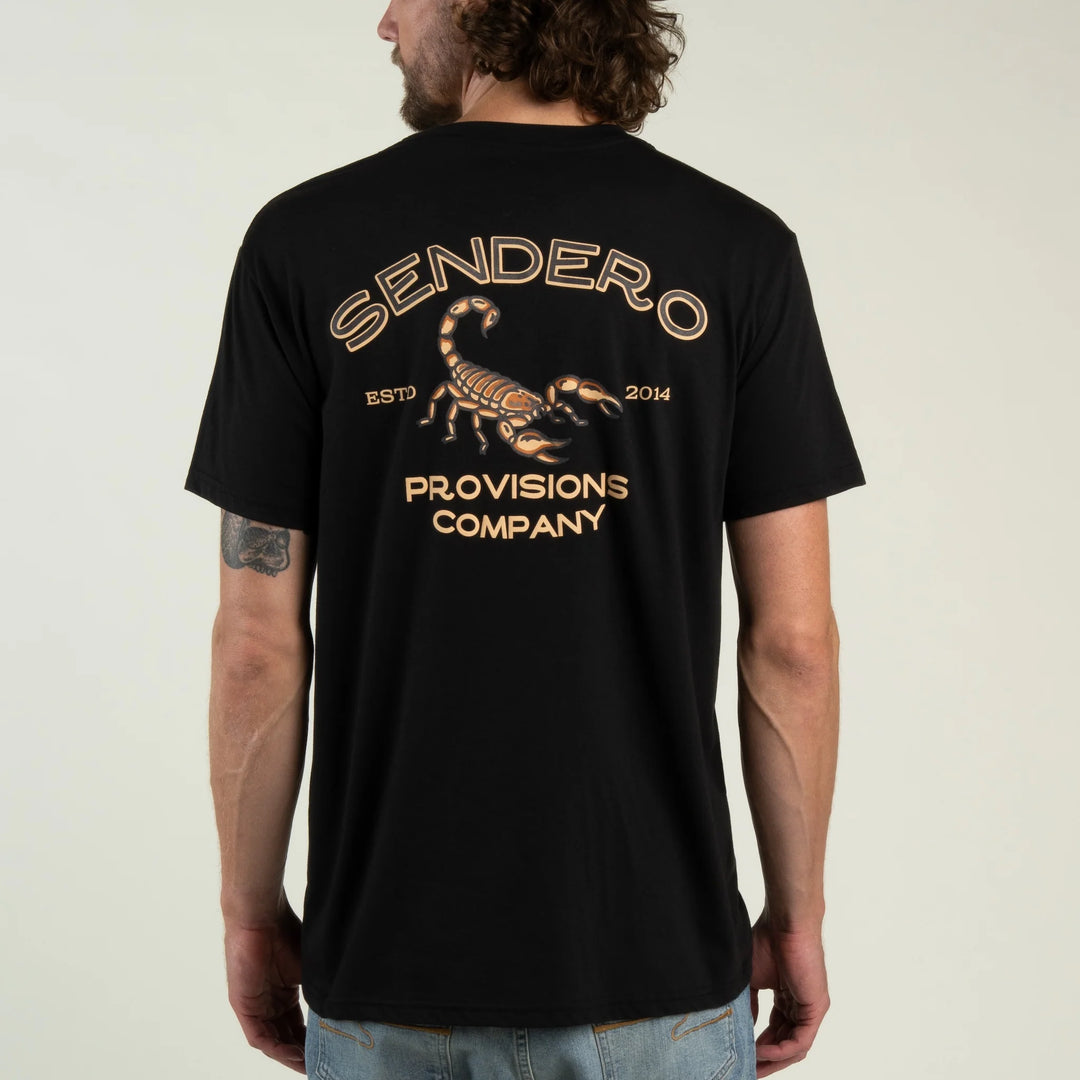 Sendero Men's Scorpion T-Shirt - Black - Sun Diego Boardshop