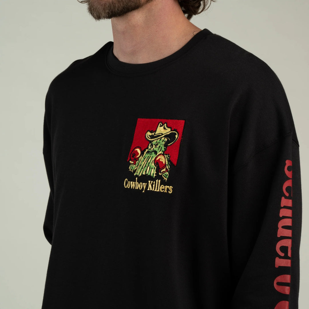 Sendero Men's Cowboy Killers Sweatshirt - Black - Sun Diego Boardshop