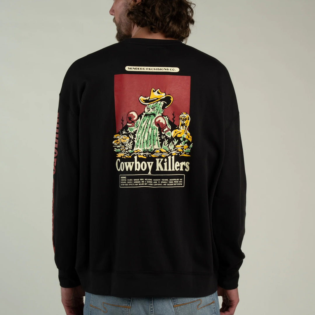 Sendero Men's Cowboy Killers Sweatshirt - Black - Sun Diego Boardshop