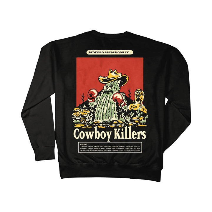 Sendero Men's Cowboy Killers Sweatshirt - Black - Sun Diego Boardshop