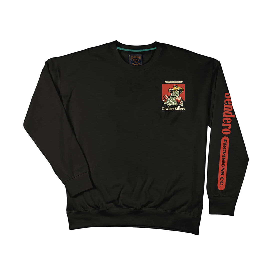 Sendero Men's Cowboy Killers Sweatshirt - Black - Sun Diego Boardshop